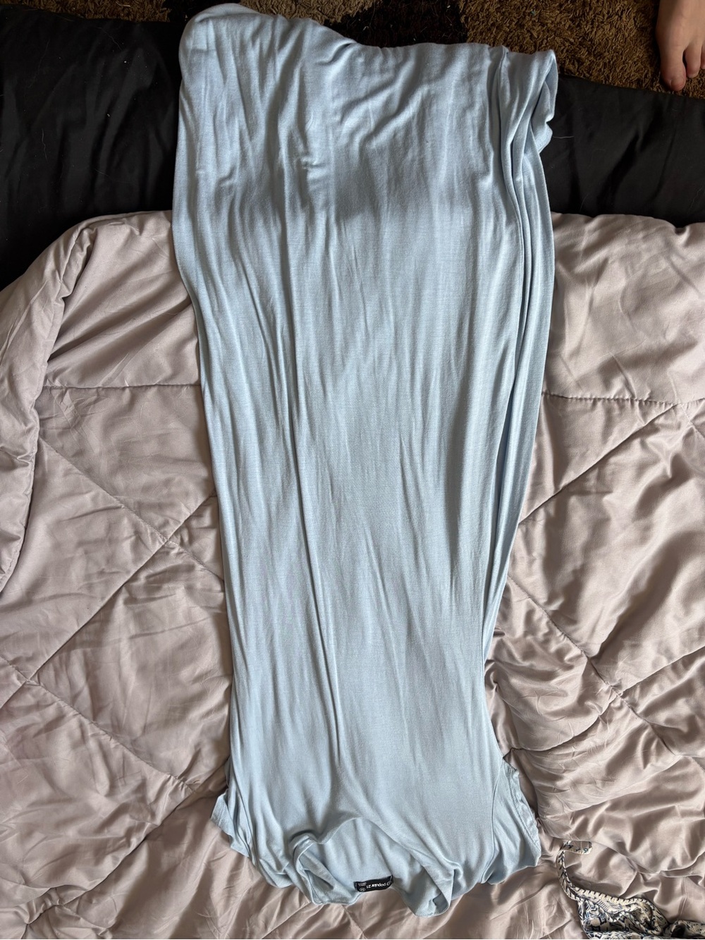 Light Blue Women's Maxi Dress